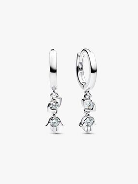 Pandora Talisman Lab-Grown Diamond Evil Eye Hamsa Earrings